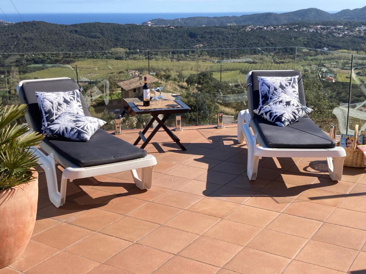 Villa Gardenia Mit Pool Und Traumhaftem Meerblick Santa Cristina d'Aro Exterior foto